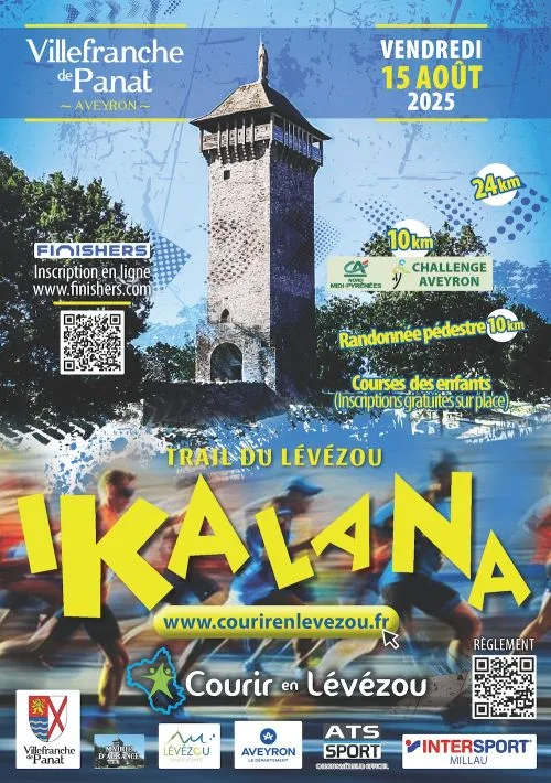 Ikalana Trail du Lévézou 2026 — St jean delnous (12), 15 août 2026 · Trail