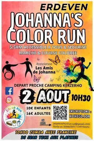 Johanna's Color Run 2026 — Erdeven (56), 2 agosto 2026 · Corsa