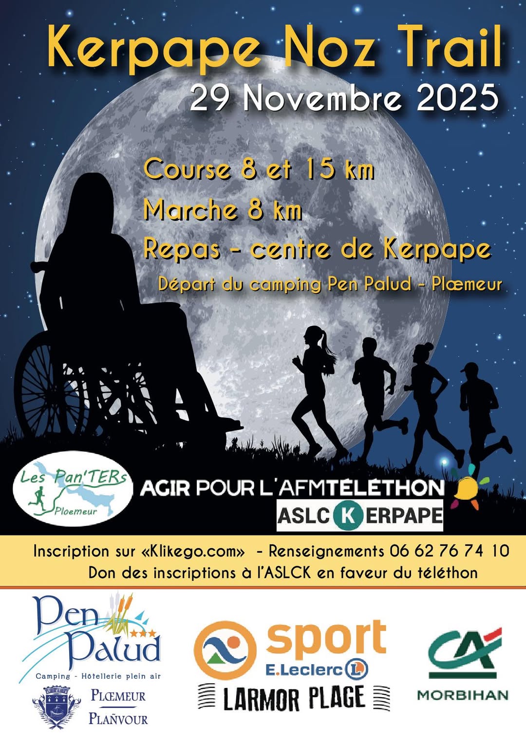 Kerpape Noz Trail Téléthon