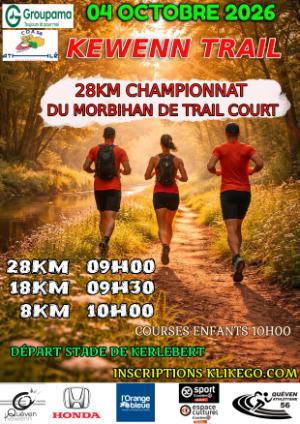 KEWENN TRAIL 2026 — Gestel (56), 4 octobre 2026 · Trail