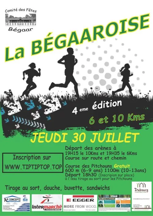 La Bégaaroise — Carcares ste croix (40), 30 juillet 2026 · Course à pied