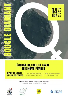 La Boucle Diamant — Remire montjoly (973), 14 novembre 2026 · Course à pied