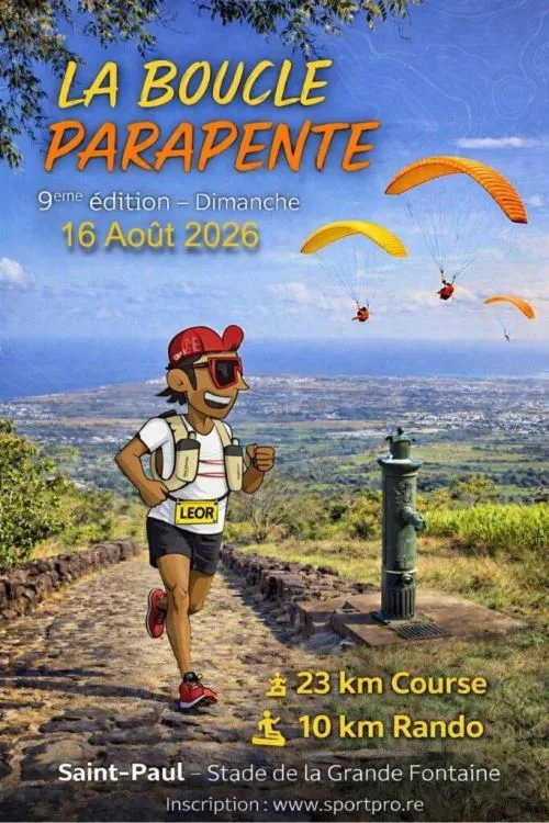 La Boucle Parapente — St paul (974), 16 août 2026 · Trail