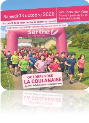 La Coulanaise 2026 - Octobre rose — Degre (72), 3 ottobre 2026 · Corsa