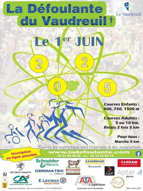 La Défoulante du Vaudreuil — Le vaudreuil (27), 7 juin 2026 · Course à pied