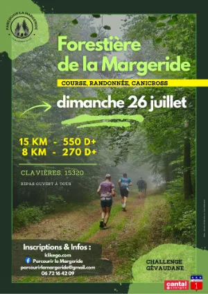 La Forestière de la Margeride 2026 — Val d arcomie (15), 26 de julio de 2026 · Camino