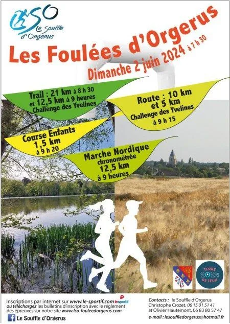 La Foulée d'Orgerus — Behoust (78), 7 juin 2026 · Course à pied
