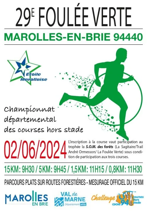 La Foulée Verte - Marolles-en-Brie — Santeny (94), 7 juin 2026 · Course à pied