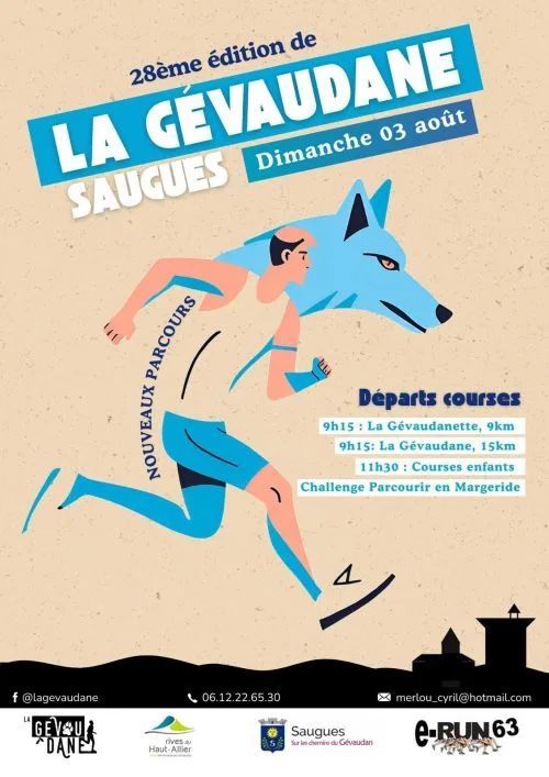 La Gévaudane — Grezes (43), 2 août 2026 · Trail