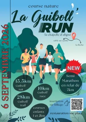 La Guiboll'run — La chapelle d aligne (72), 6 septembre 2026 · Trail