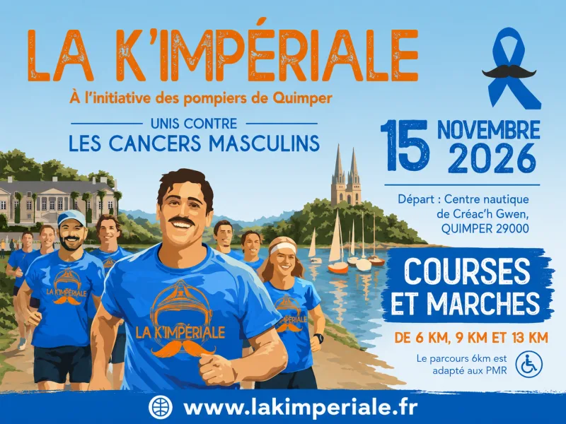La K'impériale 2026 — Quimper (29), 15 novembre 2026 · Course à pied