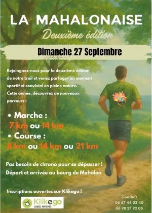 La Mahalonaise — Confort meilars (29), 27 septembre 2026 · Course à pied