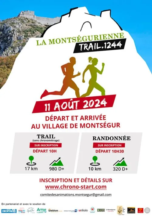 La Montségurienne 1244 — Carla de roquefort (09), 8 août 2026 · Trail