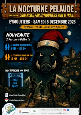 LA NOCTURNE PELAUDE 2026 - 2ème édition — Rempnat (87), 5 décembre 2026 · Course à pied