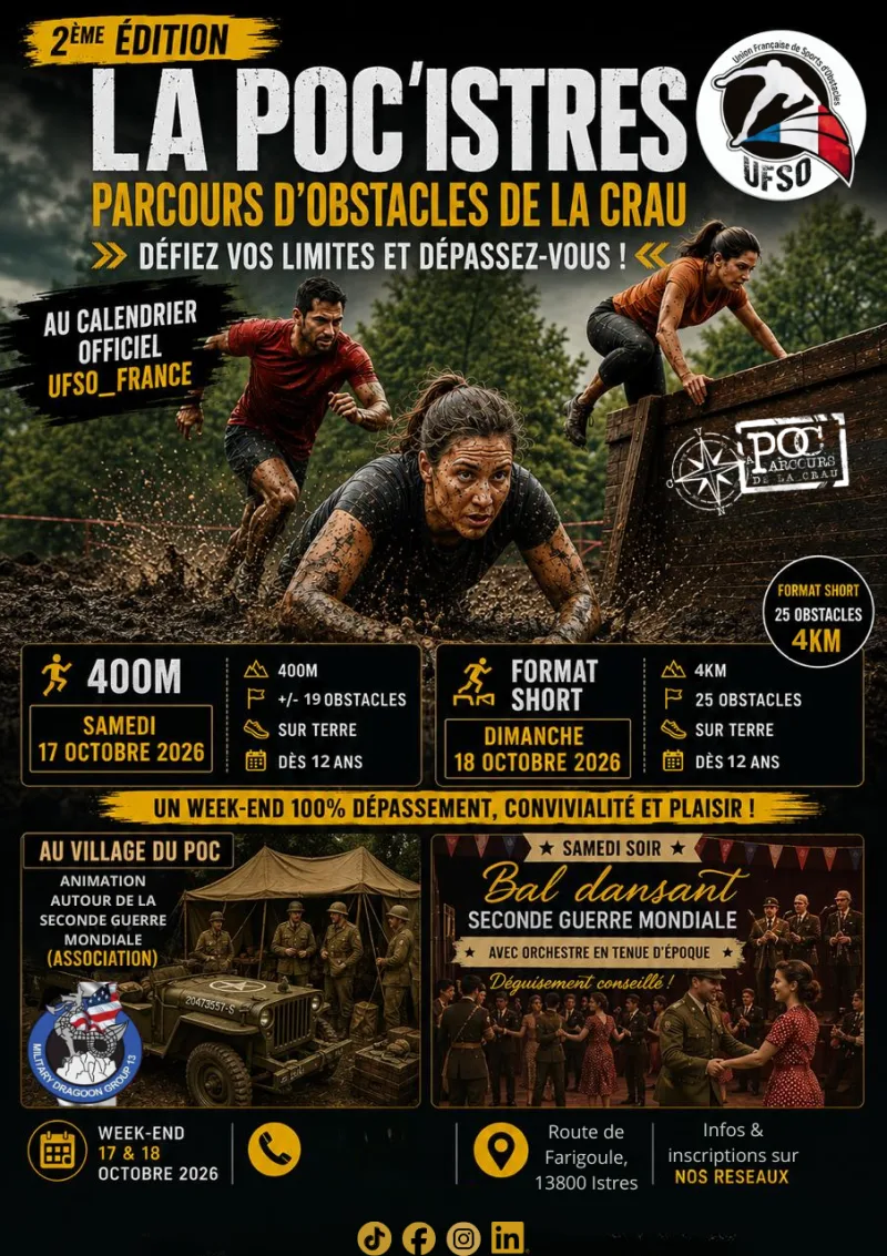 LA POC'ISTRES - 2ème Édition — Istres (13), 17 octobre 2026 · Course à pied