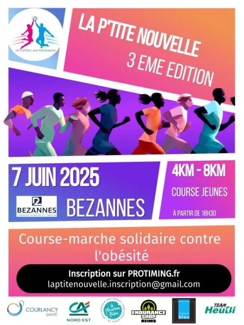 La P'tite Nouvelle — Reims (51), 6 juin 2026 · Course à pied
