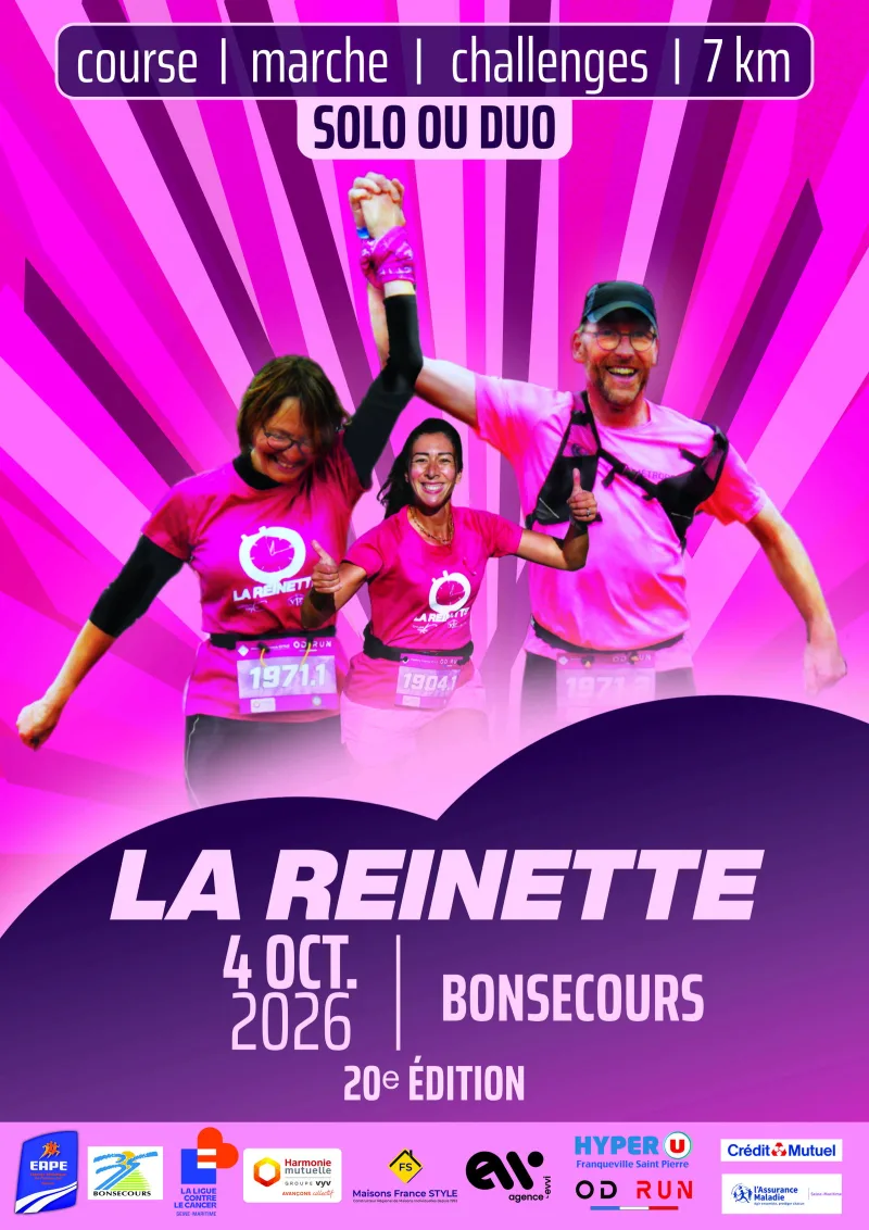 La Reinette — Bonsecours (76), 4 octobre 2026 · Course à pied