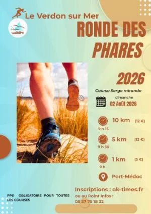 La Ronde des Phares 2026 — Le verdon sur mer (33), 2 de agosto de 2026 · Correr