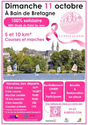 La Rose de Bain — La noe blanche (35), 11 octobre 2026 · Course à pied