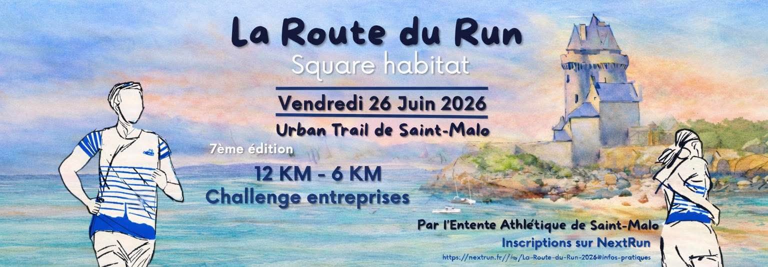 La Route du Run 2026 — St malo (35), 26 juin 2026 · Course à pied