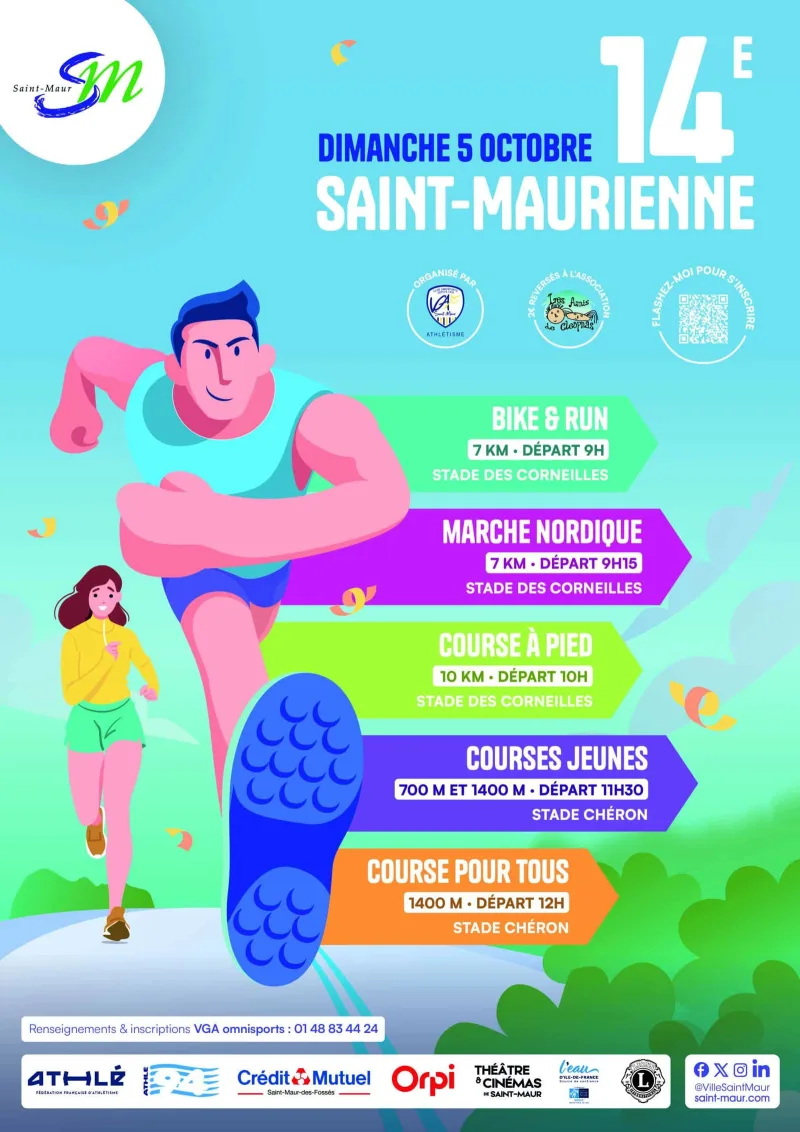 La Saint Maurienne — St maur des fosses (94), 4 octobre 2026 · Course à pied