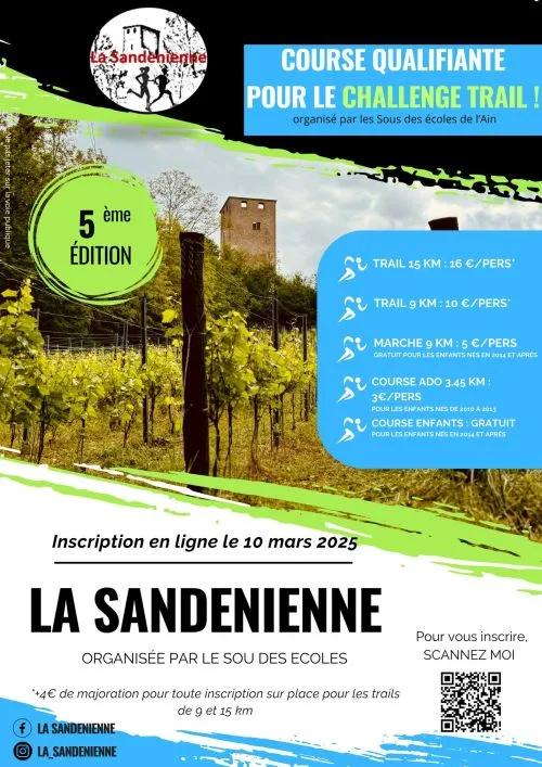 La Sandenienne — Ambutrix (01), 7 juin 2026 · Trail