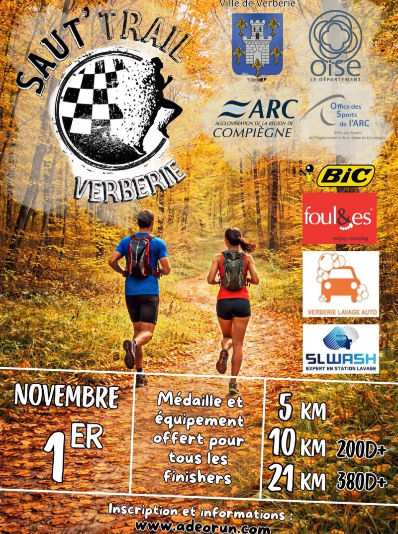 La Saut'Trail — Rhuis (60), 1 novembre 2026 · Trail
