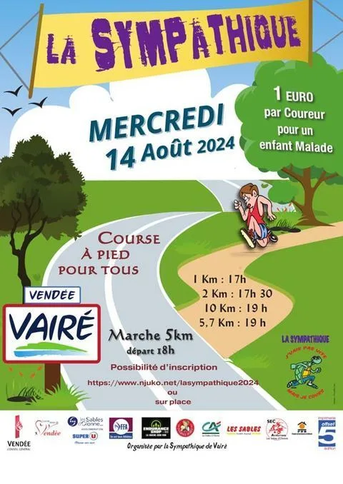 La Sympathique — Le girouard (85), 14 août 2026 · Course à pied