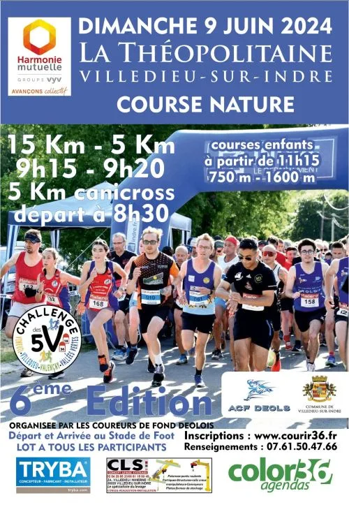 La Théopolitaine — Villedieu sur indre (36), 14 juin 2026 · Course à pied