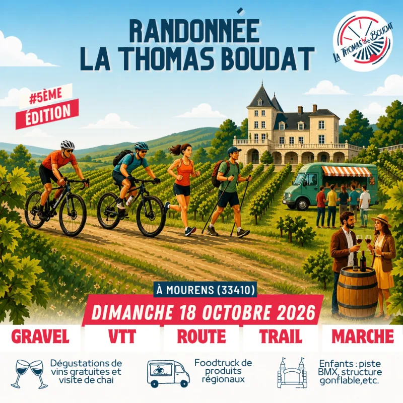 La Thomas Boudat — Omet (33), 18 octobre 2026 · Trail