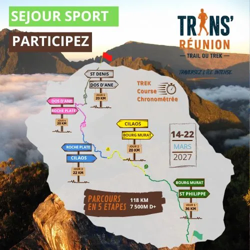 LA TRANS'RÉUNION — St philippe (974), 14 mars 2027 · Trail