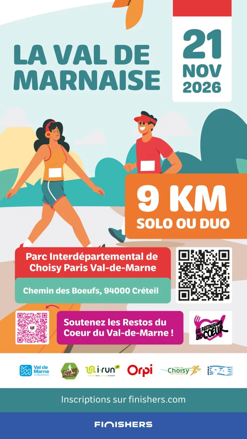 La Val-de-Marnaise — Creteil (94), 21 novembre 2026 · Trail