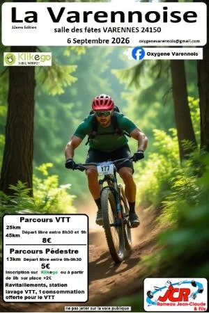La Varennoise 12ème édition VTT et Pédestre — Badefols sur dordogne (24), 6 septembre 2026 · Marche