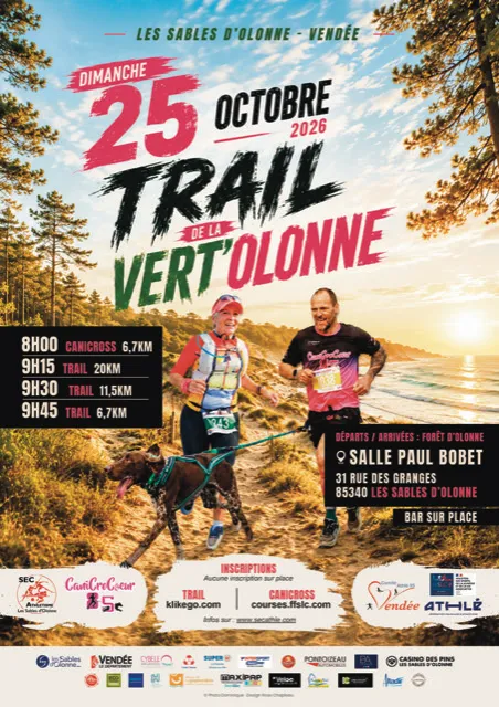 La Vert'olonne — Les sables d olonne (85), 25 octobre 2026 · Trail