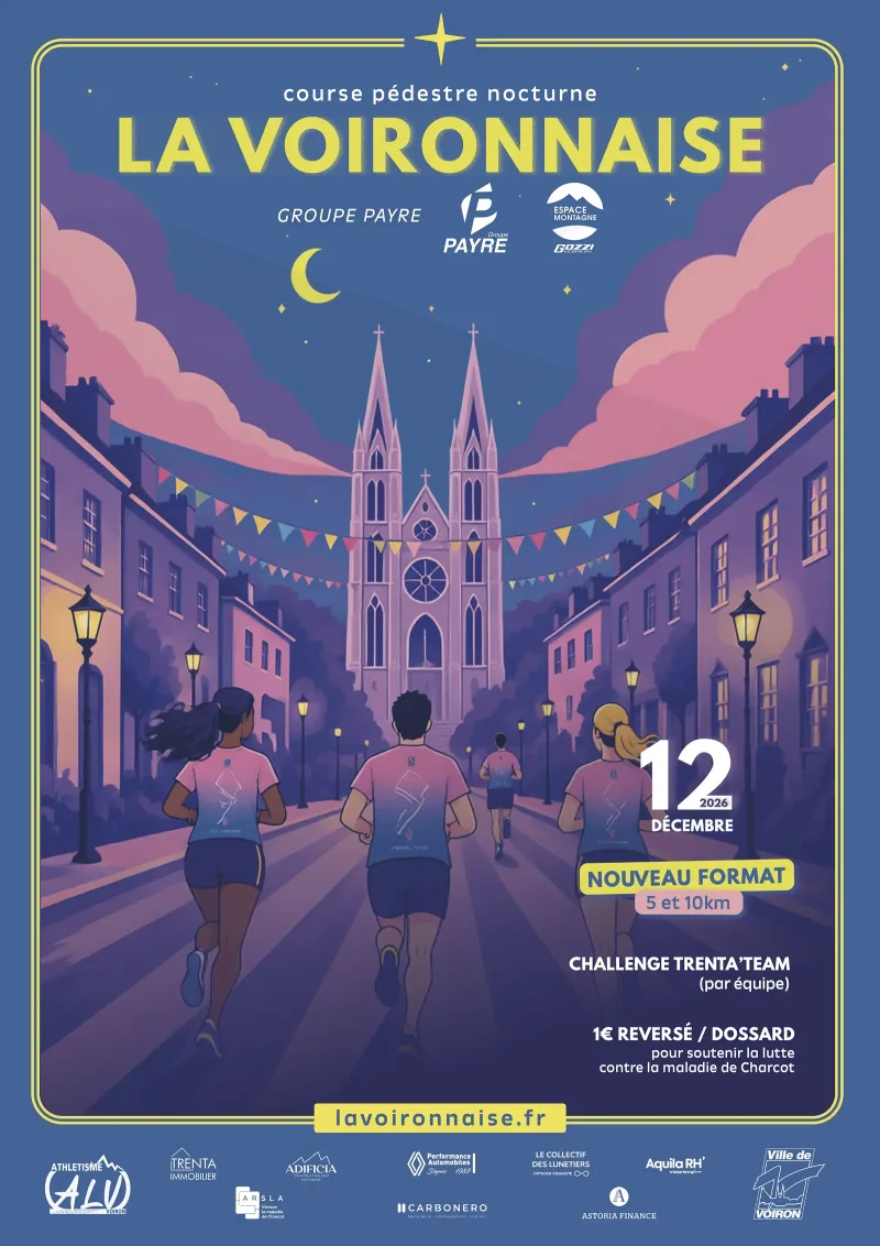 La Voironnaise — St cassien (38), 12 décembre 2026 · Course à pied