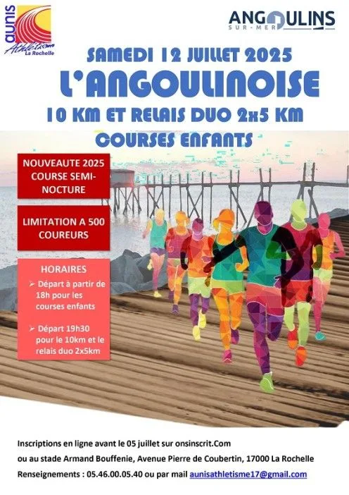 L’Angoulinoise — Angoulins (17), 12 juillet 2026 · Course à pied