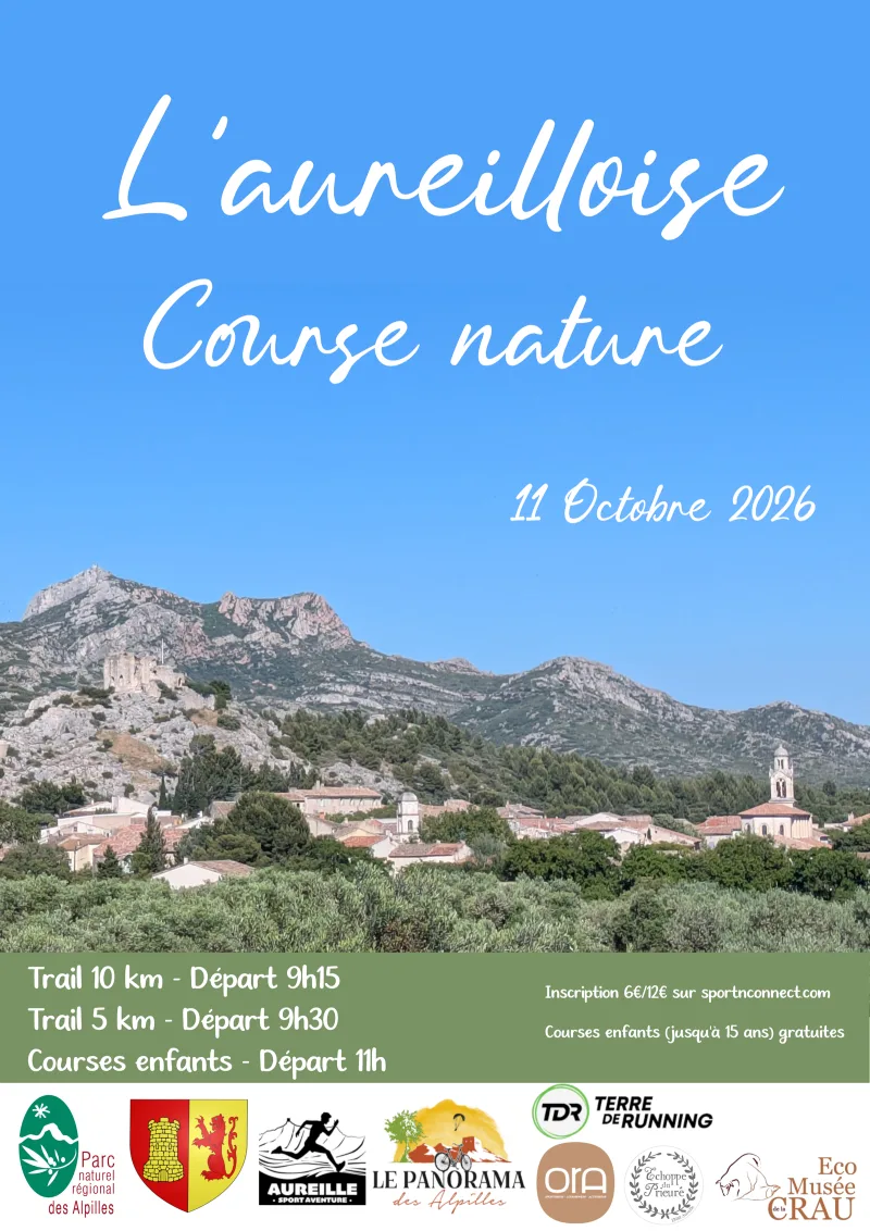 L'Aureilloise — Aureille (13), 11 octobre 2026 · Trail
