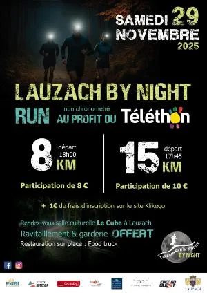Lauzach By Night — Ambon (56), 28 novembre 2026 · Course à pied
