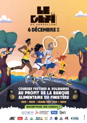 Le Défi de Kervallon — Brest (29), 6 décembre 2026 · Course à pied