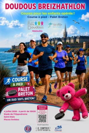 Le doudous breizh’athlon 2026 — St malo (35), 4 juillet 2026 · Course à pied