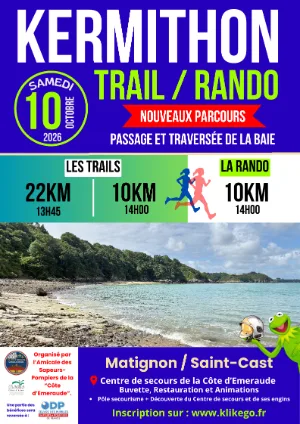 Le Kermithon 2026 — Henanbihen (22), 10 octobre 2026 · Trail