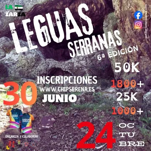 Leguas Serranas 2026 — Badajoz (BA), 24 de octubre de 2026 · Correr