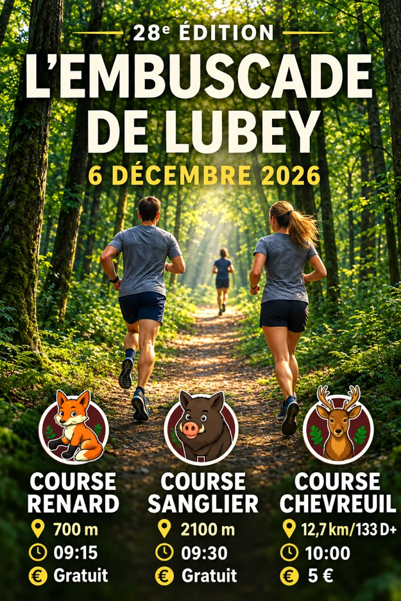 L’Embuscade de Lubey — Fleville lixieres (54), 6 décembre 2026 · Trail