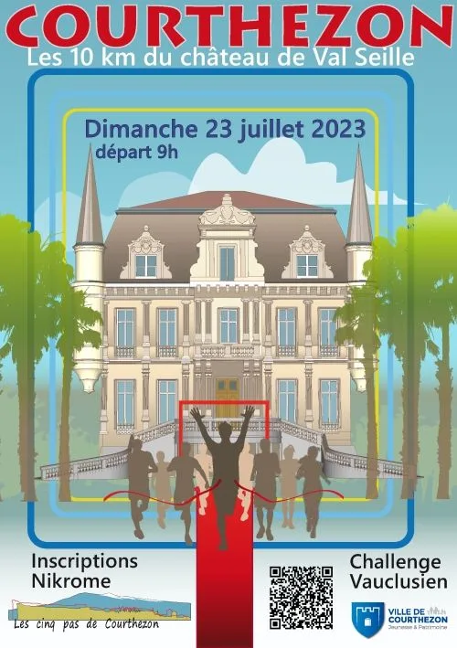 Les 10 km du Château de Val Seille — Courthezon (84), 19 juillet 2026 · Course à pied