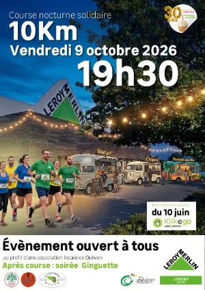 LES 10km DE LEROY MERLIN — Gestel (56), 9 octobre 2026 · Course à pied