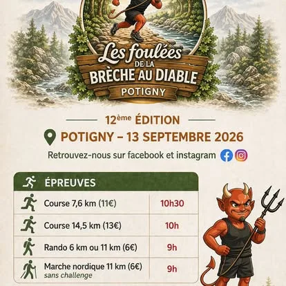 Les 12èmes Foulées de la Brèche au Diable - Potigny 2026 - photo 2