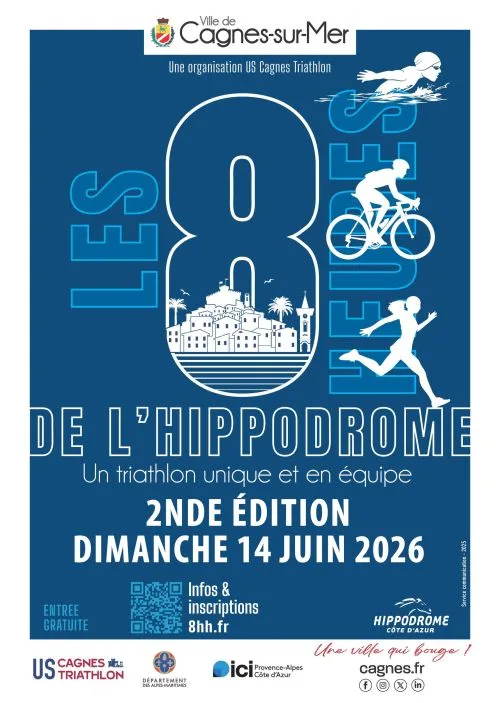 Les 8 Heures de l'Hippodrome — Cagnes sur mer (06), 14 juin 2026 · Trail
