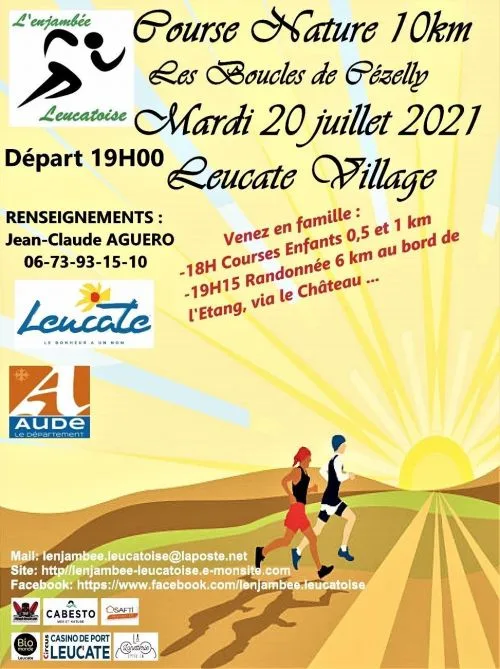 Les boucles de Cezelly — Leucate (11), 29 juillet 2026 · Course à pied