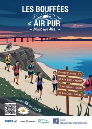 Les Bouffées et Rondes d'Airpur 2026 — Esnandes (17), 26 septembre 2026 · Course à pied