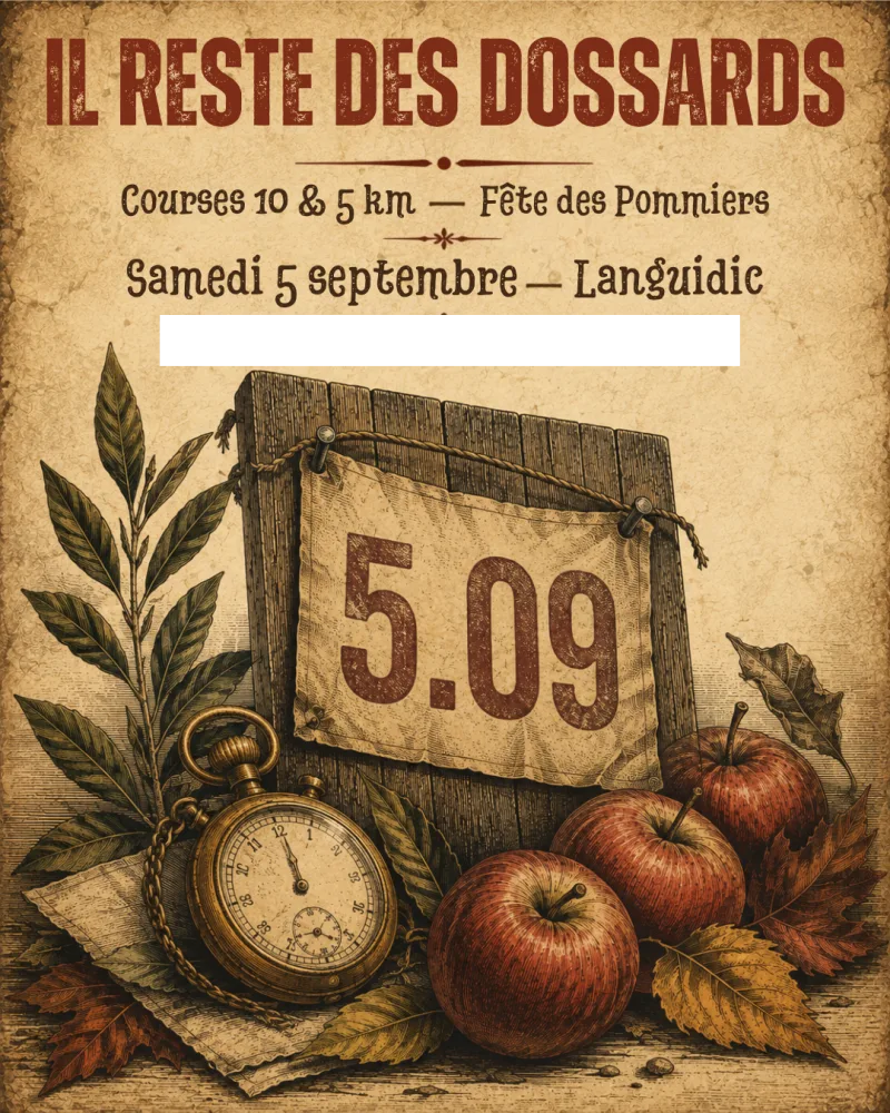 Les courses de la fête des pommiers — Languidic (56), 5 septembre 2026 · Course à pied
